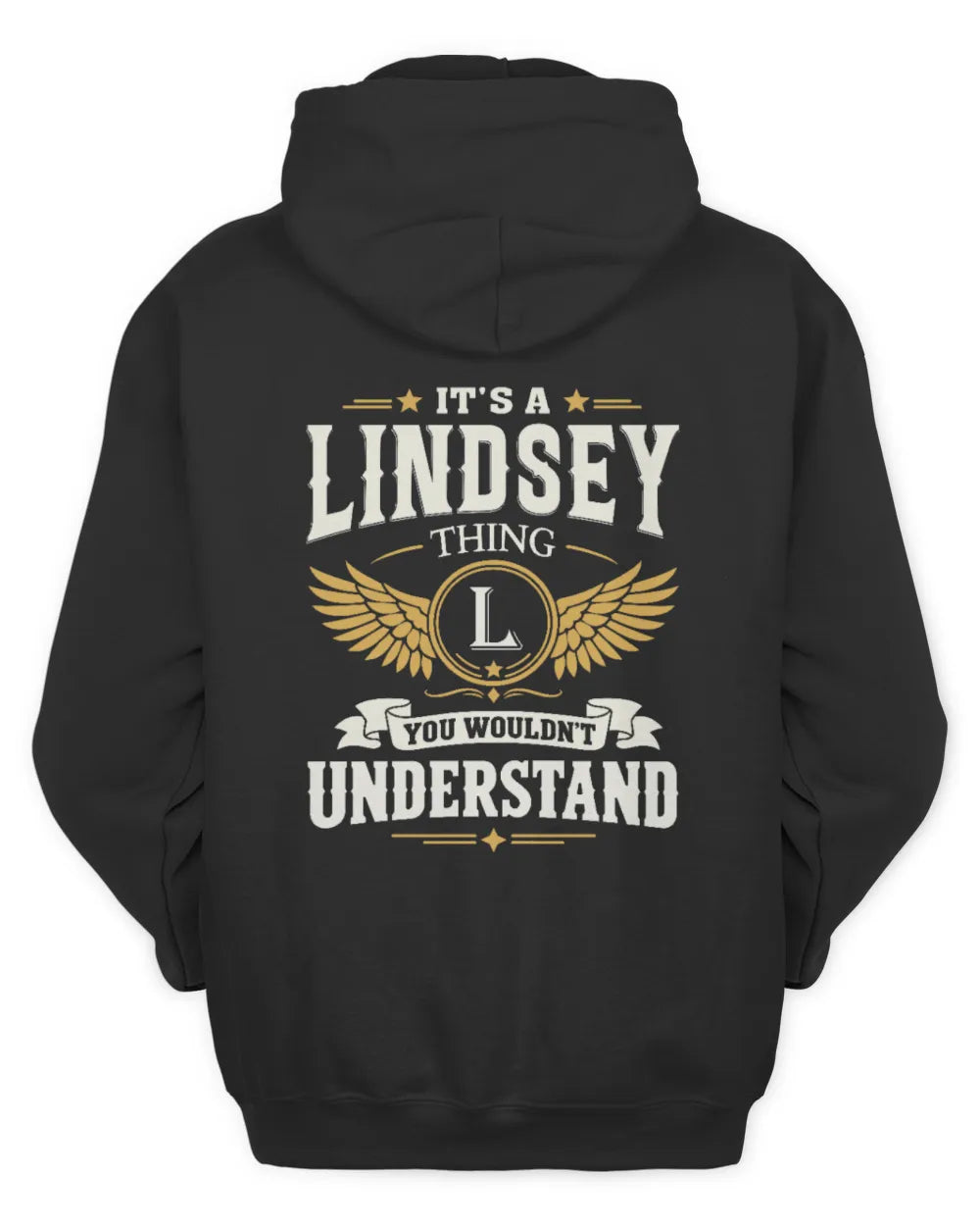 LINDSEY KT06-M008 It’s a [NAME] Thing – You Wouldn’t Understand | Personalized Vintage T-Shirt - Unisex Hoodie - Black