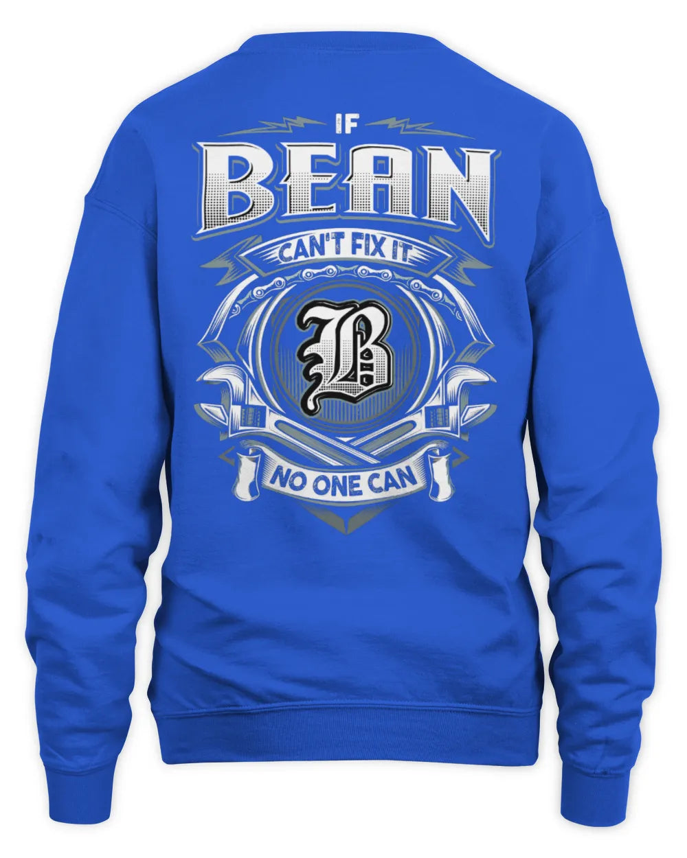 BEAN AP81-K4-626 - Personalized Ahmed Quote Apparel “If Ahmed Can't Fix It, No One Can” - Unisex Sweatshirt - Royal