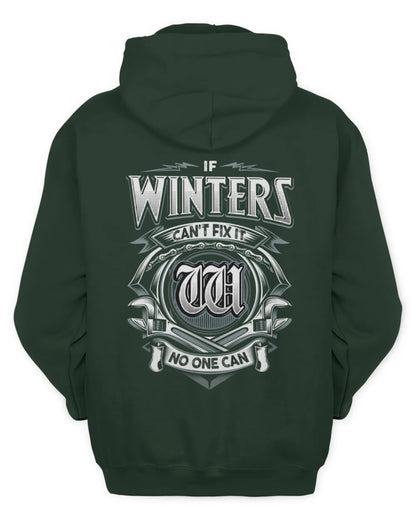 WINTERS AP81-K4-626 - Personalized Ahmed Quote Apparel “If Ahmed Can't Fix It, No One Can” - Unisex Hoodie - Forest Green