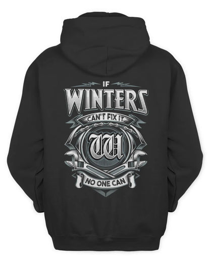 WINTERS AP81-K4-626 - Personalized Ahmed Quote Apparel “If Ahmed Can't Fix It, No One Can” - Unisex Hoodie - Black