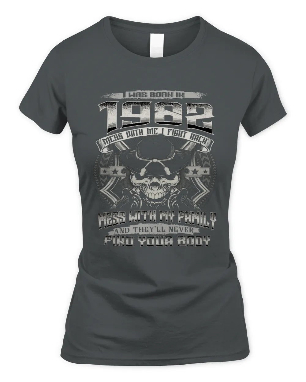 1982 HH89-K2 – Protective Family Quote T-Shirt - Women's Standard T-Shirt - Charcoal