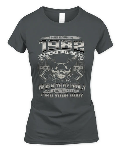 1982 HH89-K2 – Protective Family Quote T-Shirt - Women's Standard T-Shirt - Charcoal