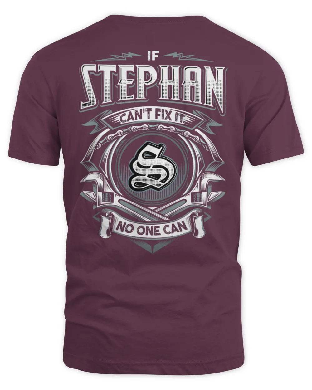 STEPHAN AP81-K4-626 - Personalized Ahmed Quote Apparel “If Ahmed Can't Fix It, No One Can” - Unisex Standard T-Shirt - Maroon