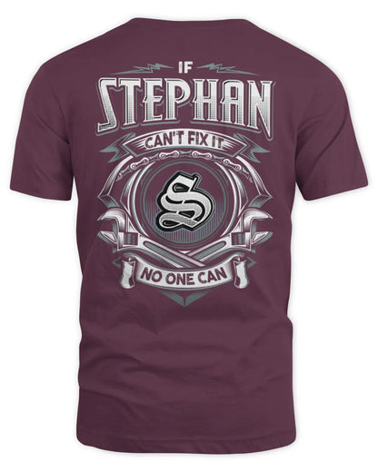 STEPHAN AP81-K4-626 - Personalized Ahmed Quote Apparel “If Ahmed Can't Fix It, No One Can” - Unisex Standard T-Shirt - Maroon
