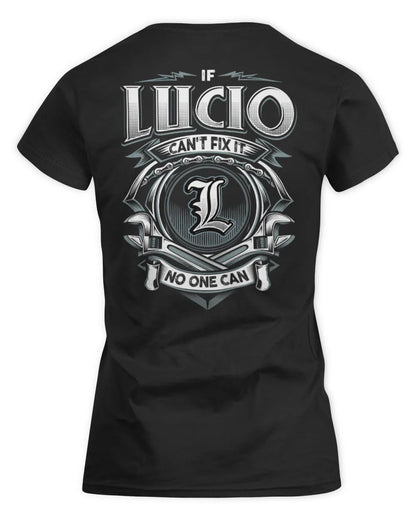 LUCIO AP81-K4-626 - Personalized Ahmed Quote Apparel “If Ahmed Can't Fix It, No One Can” - Women's Standard T-Shirt - Black
