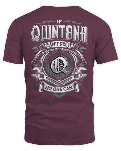 QUINTANA AP81-K4-626 - Personalized Ahmed Quote Apparel “If Ahmed Can't Fix It, No One Can” - Unisex Standard T-Shirt - Maroon