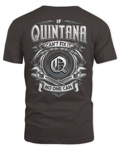 QUINTANA AP81-K4-626 - Personalized Ahmed Quote Apparel “If Ahmed Can't Fix It, No One Can” - Unisex Standard T-Shirt - Dark Chocolate