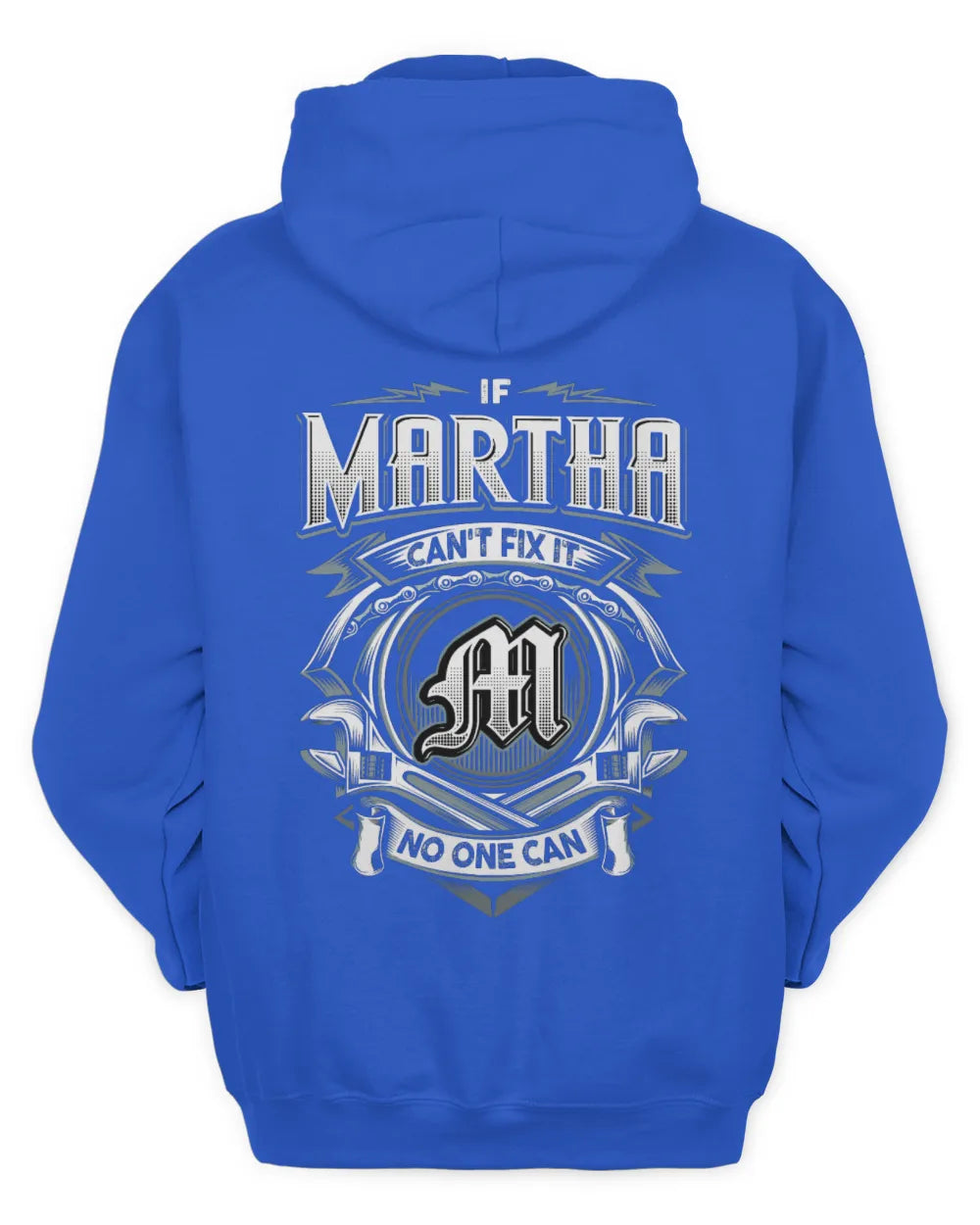 MARTHA AP81-K4-626 - Personalized Ahmed Quote Apparel “If Ahmed Can't Fix It, No One Can” - Unisex Hoodie - Royal