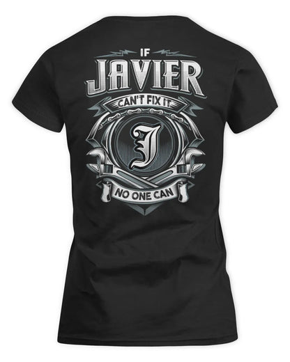 JAVIER AP81-K4-626 - Personalized Ahmed Quote Apparel “If Ahmed Can't Fix It, No One Can” - Women's Standard T-Shirt - Black