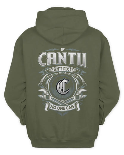 CANTU AP81-K4-626 - Personalized Ahmed Quote Apparel “If Ahmed Can't Fix It, No One Can” - Unisex Hoodie - Military Green