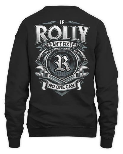 ROLLY AP81-K4-626 - Personalized Ahmed Quote Apparel “If Ahmed Can't Fix It, No One Can” - Unisex Sweatshirt - Black