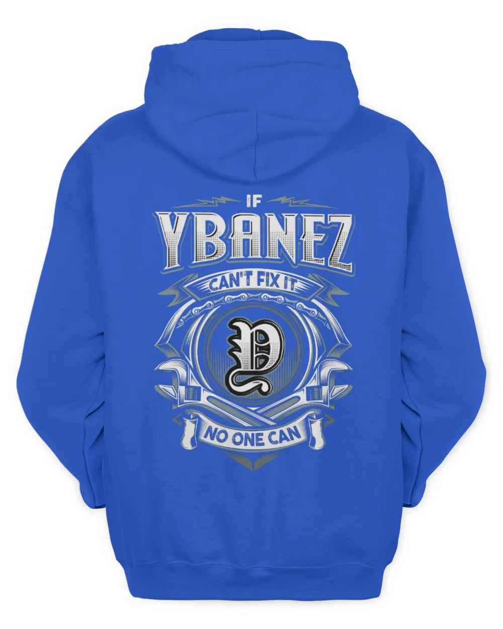 YBANEZ AP81-K4-626 - Personalized Ahmed Quote Apparel “If Ahmed Can't Fix It, No One Can” - Unisex Hoodie - Royal