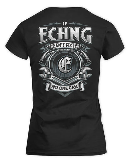 ECHNG AP81-K4-626 - Personalized Ahmed Quote Apparel “If Ahmed Can't Fix It, No One Can” - Women's Standard T-Shirt - Black