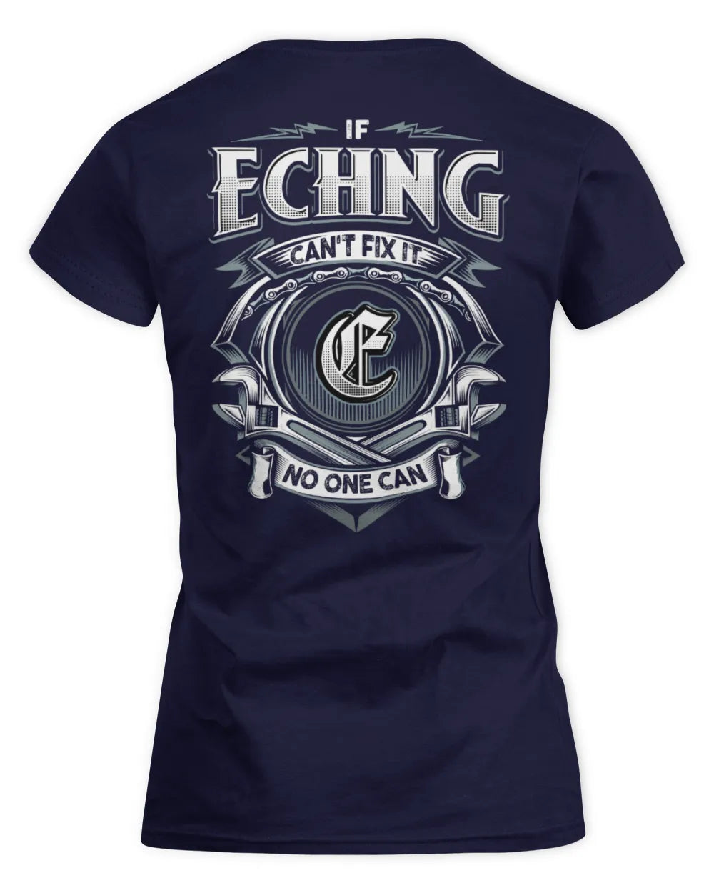 ECHNG AP81-K4-626 - Personalized Ahmed Quote Apparel “If Ahmed Can't Fix It, No One Can” - Women's Standard T-Shirt - Navy