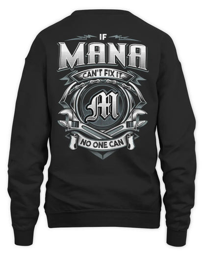 MANA AP81-K4-626 - Personalized Ahmed Quote Apparel “If Ahmed Can't Fix It, No One Can” - Unisex Sweatshirt - Black