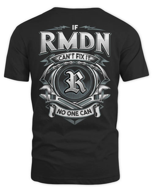 RMDN AP81-K4-626 - Personalized Ahmed Quote Apparel “If Ahmed Can't Fix It, No One Can” - Unisex Standard T-Shirt - Black