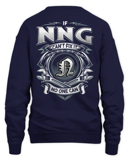 NNG AP81-K4-626 - Personalized Ahmed Quote Apparel “If Ahmed Can't Fix It, No One Can” - Unisex Sweatshirt - Navy