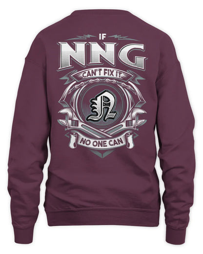 NNG AP81-K4-626 - Personalized Ahmed Quote Apparel “If Ahmed Can't Fix It, No One Can” - Unisex Sweatshirt - Maroon