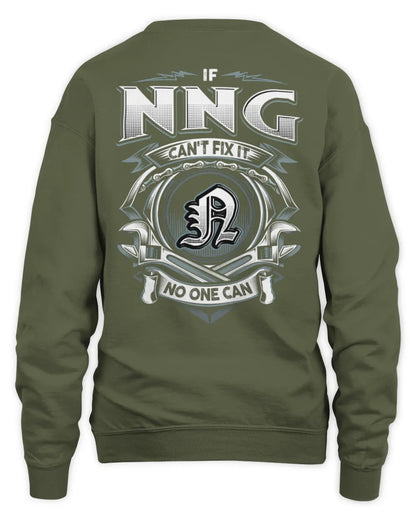 NNG AP81-K4-626 - Personalized Ahmed Quote Apparel “If Ahmed Can't Fix It, No One Can” - Unisex Sweatshirt - Military Green
