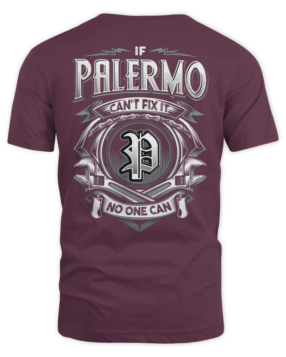 PALERMO AP81-K4-626 - Personalized Ahmed Quote Apparel “If Ahmed Can't Fix It, No One Can” - Unisex Standard T-Shirt - Maroon