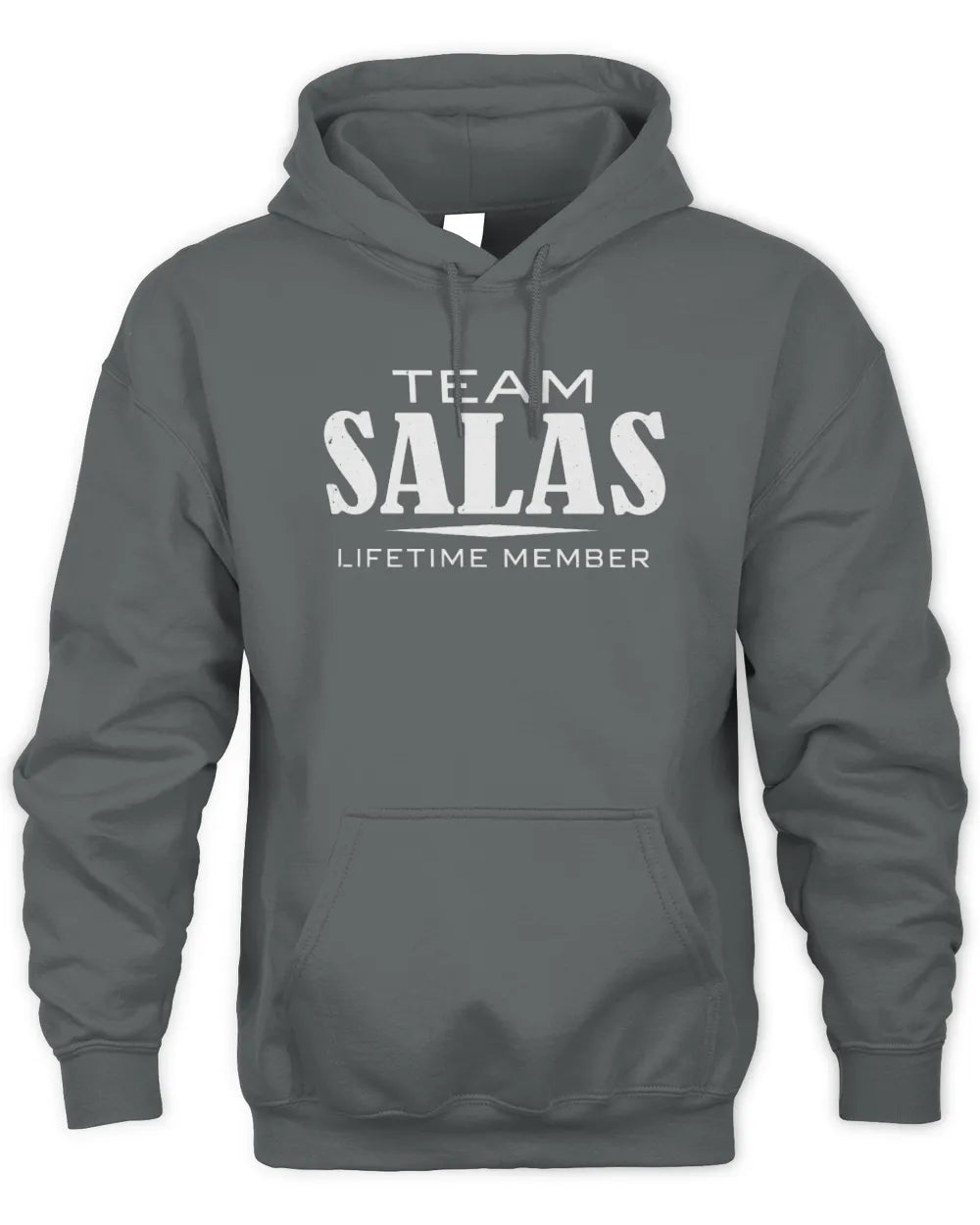 SALAS BL62-K4-128 - Personalized “Team NAME Lifetime Member” - Unisex Hoodie - Charcoal