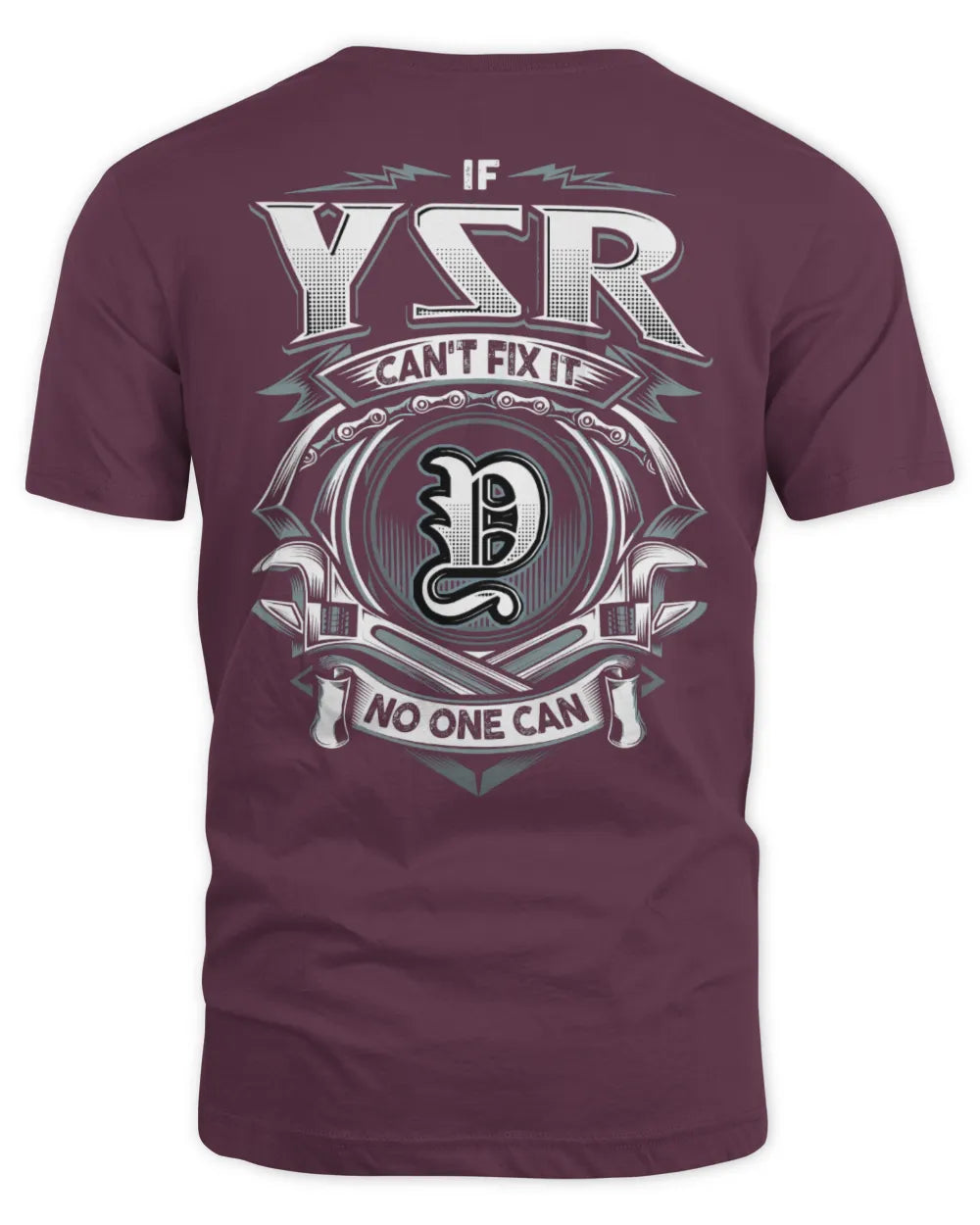 YSR AP81-K4-626 - Personalized Ahmed Quote Apparel “If Ahmed Can't Fix It, No One Can” - Unisex Standard T-Shirt - Maroon