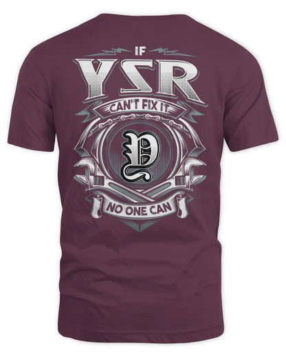YSR AP81-K4-626 - Personalized Ahmed Quote Apparel “If Ahmed Can't Fix It, No One Can” - Unisex Standard T-Shirt - Maroon