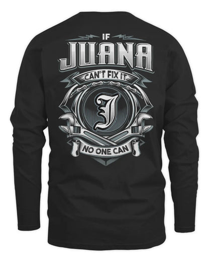 JUANA AP81-K4-626 - Personalized Ahmed Quote Apparel “If Ahmed Can't Fix It, No One Can” - Men's Long Sleeved T-Shirt - Black