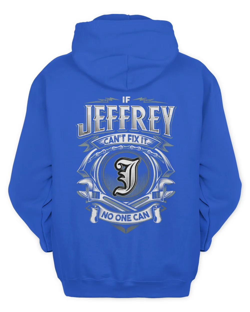 JEFFREY AP81-K4-626 - Personalized Ahmed Quote Apparel “If Ahmed Can't Fix It, No One Can” - Unisex Hoodie - Royal