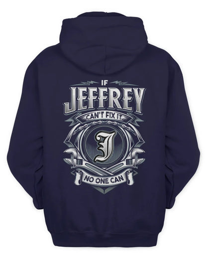 JEFFREY AP81-K4-626 - Personalized Ahmed Quote Apparel “If Ahmed Can't Fix It, No One Can” - Unisex Hoodie - Navy