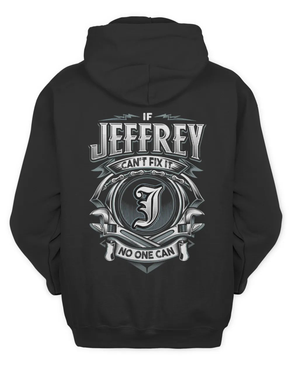 JEFFREY AP81-K4-626 - Personalized Ahmed Quote Apparel “If Ahmed Can't Fix It, No One Can” - Unisex Hoodie - Black
