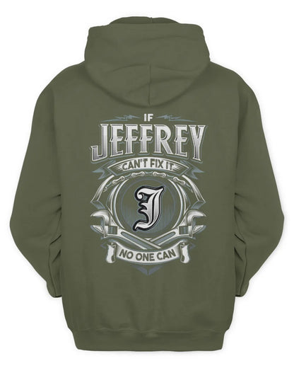 JEFFREY AP81-K4-626 - Personalized Ahmed Quote Apparel “If Ahmed Can't Fix It, No One Can” - Unisex Hoodie - Military Green