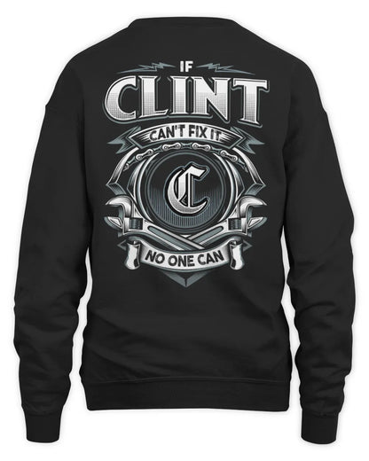 CLINT AP81-K4-626 - Personalized Ahmed Quote Apparel “If Ahmed Can't Fix It, No One Can” - Unisex Sweatshirt - Black