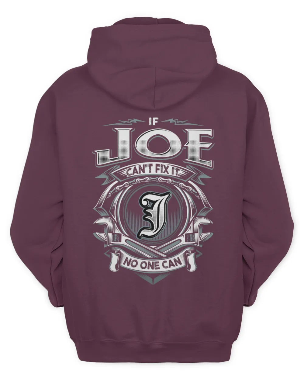 JOE AP81-K4-626 - Personalized Ahmed Quote Apparel “If Ahmed Can't Fix It, No One Can” - Unisex Hoodie - Maroon