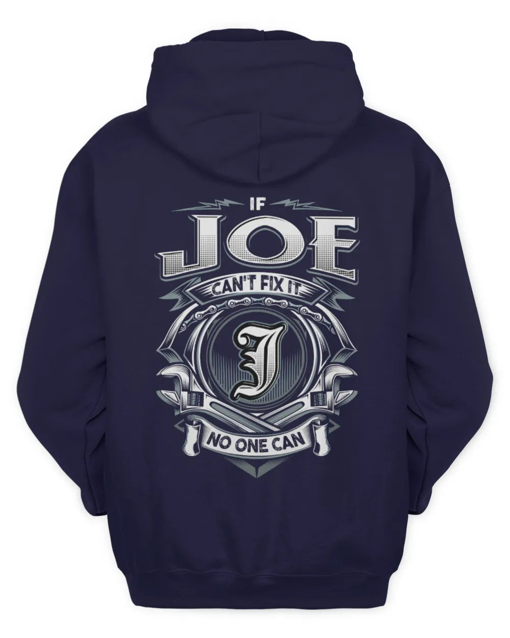JOE AP81-K4-626 - Personalized Ahmed Quote Apparel “If Ahmed Can't Fix It, No One Can” - Unisex Hoodie - Navy