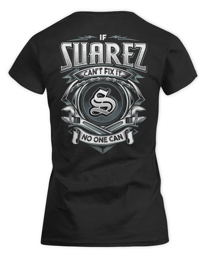 SUAREZ AP81-K4-626 - Personalized Ahmed Quote Apparel “If Ahmed Can't Fix It, No One Can” - Women's Standard T-Shirt - Black