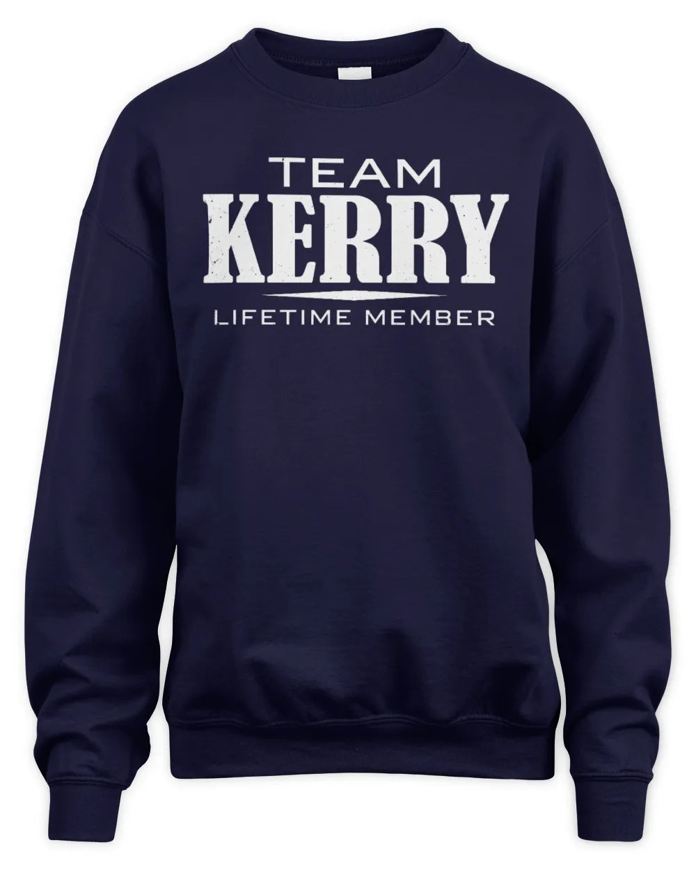 KERRY BL62-K4-128 - Personalized “Team NAME Lifetime Member” - Unisex Sweatshirt - Navy