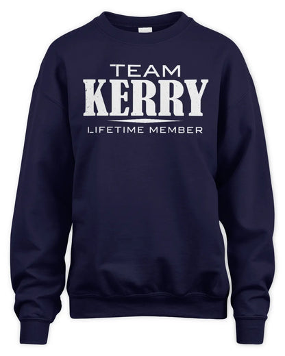 KERRY BL62-K4-128 - Personalized “Team NAME Lifetime Member” - Unisex Sweatshirt - Navy
