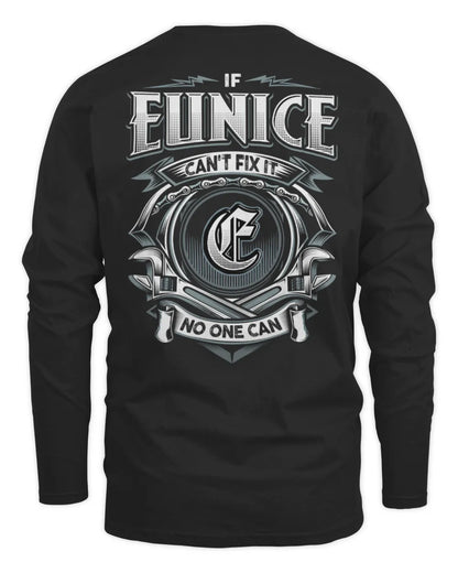 EUNICE AP81-K4-626 - Personalized Ahmed Quote Apparel “If Ahmed Can't Fix It, No One Can” - Men's Long Sleeved T-Shirt - Black