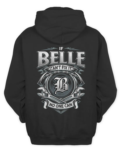 BELLE AP81-K4-626 - Personalized Ahmed Quote Apparel “If Ahmed Can't Fix It, No One Can” - Unisex Hoodie - Black