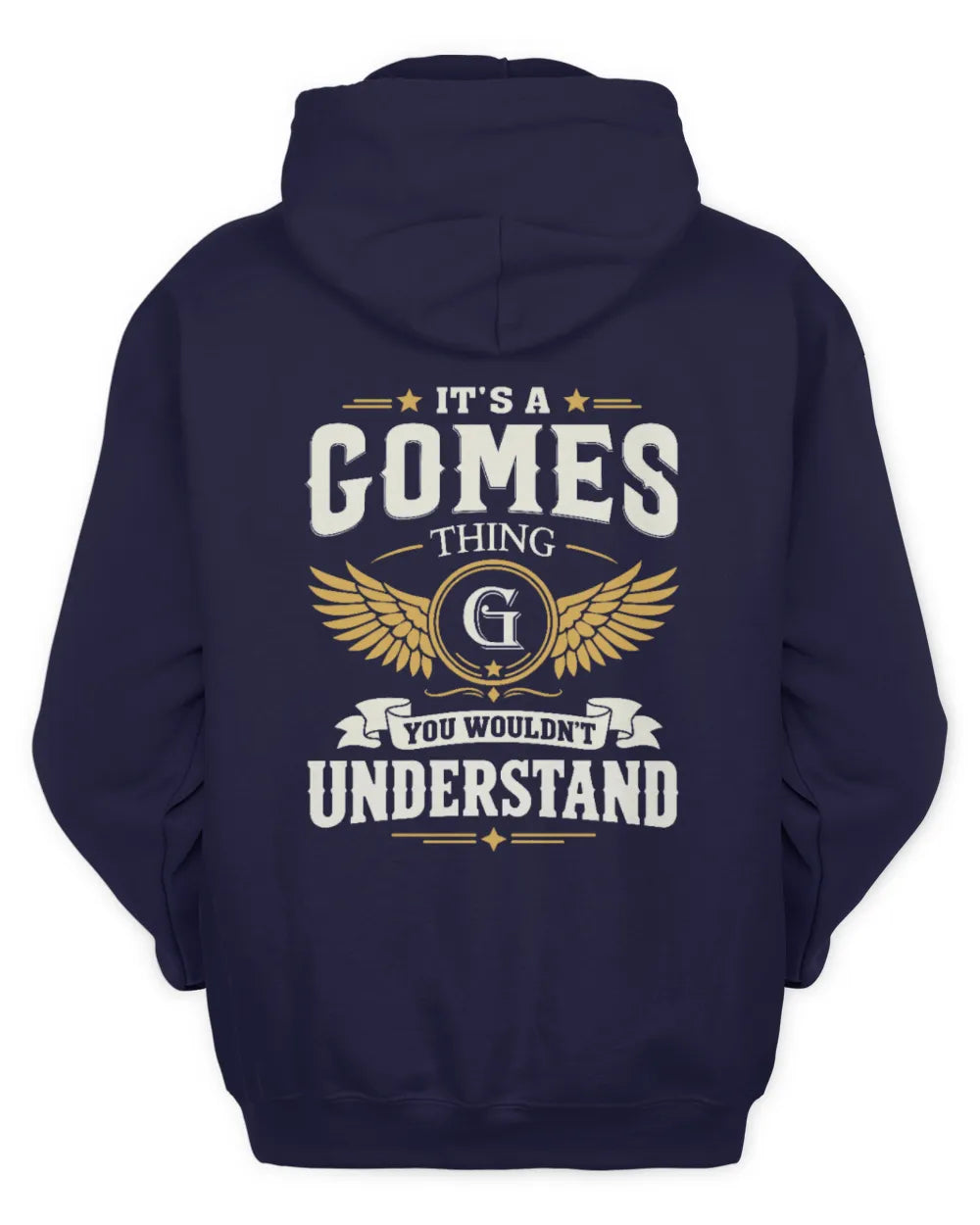 GOMES KT06-M008 It’s a [NAME] Thing – You Wouldn’t Understand | Personalized Vintage T-Shirt - Unisex Hoodie - Navy