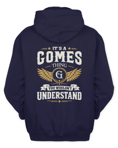 GOMES KT06-M008 It’s a [NAME] Thing – You Wouldn’t Understand | Personalized Vintage T-Shirt - Unisex Hoodie - Navy
