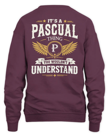 PASCUAL KT06-M008 It’s a [NAME] Thing – You Wouldn’t Understand | Personalized Vintage T-Shirt - Unisex Sweatshirt - Maroon