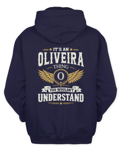 OLIVEIRA KT06-M008 It’s a [NAME] Thing – You Wouldn’t Understand | Personalized Vintage T-Shirt - Unisex Hoodie - Navy