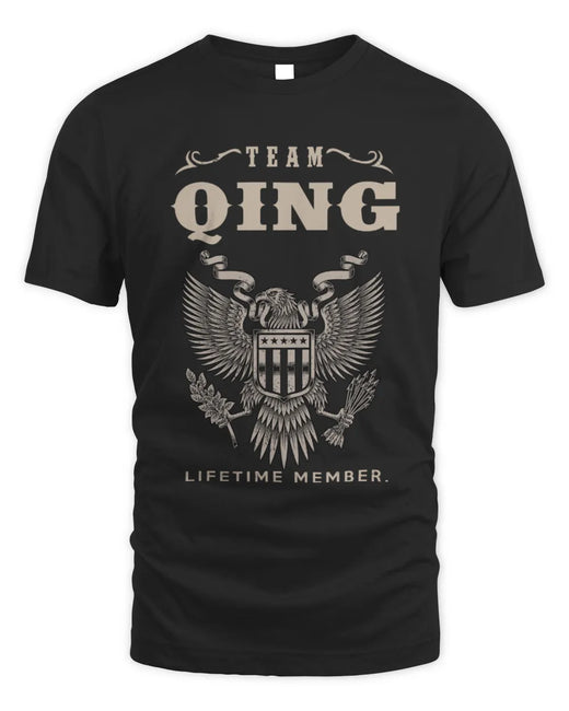 QING TP06-K82 – Personalized Classic Style Apparel “Team NAME Lifetime Member”