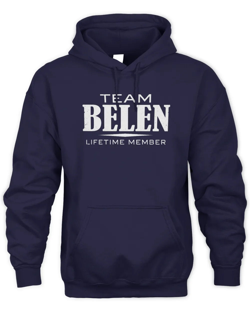 BELEN BL62-K4-128 - Personalized “Team NAME Lifetime Member” - Unisex Hoodie - Navy