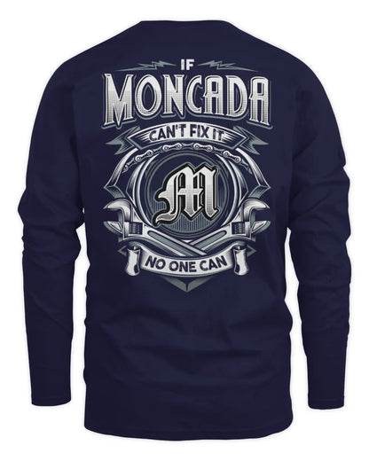 MONCADA AP81-K4-626 - Personalized Ahmed Quote Apparel “If Ahmed Can't Fix It, No One Can” - Men's Long Sleeved T-Shirt - Navy