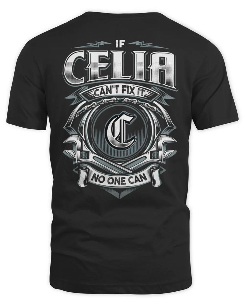 CELIA AP81-K4-626 - Personalized Ahmed Quote Apparel “If Ahmed Can't Fix It, No One Can” - Unisex Standard T-Shirt - Black