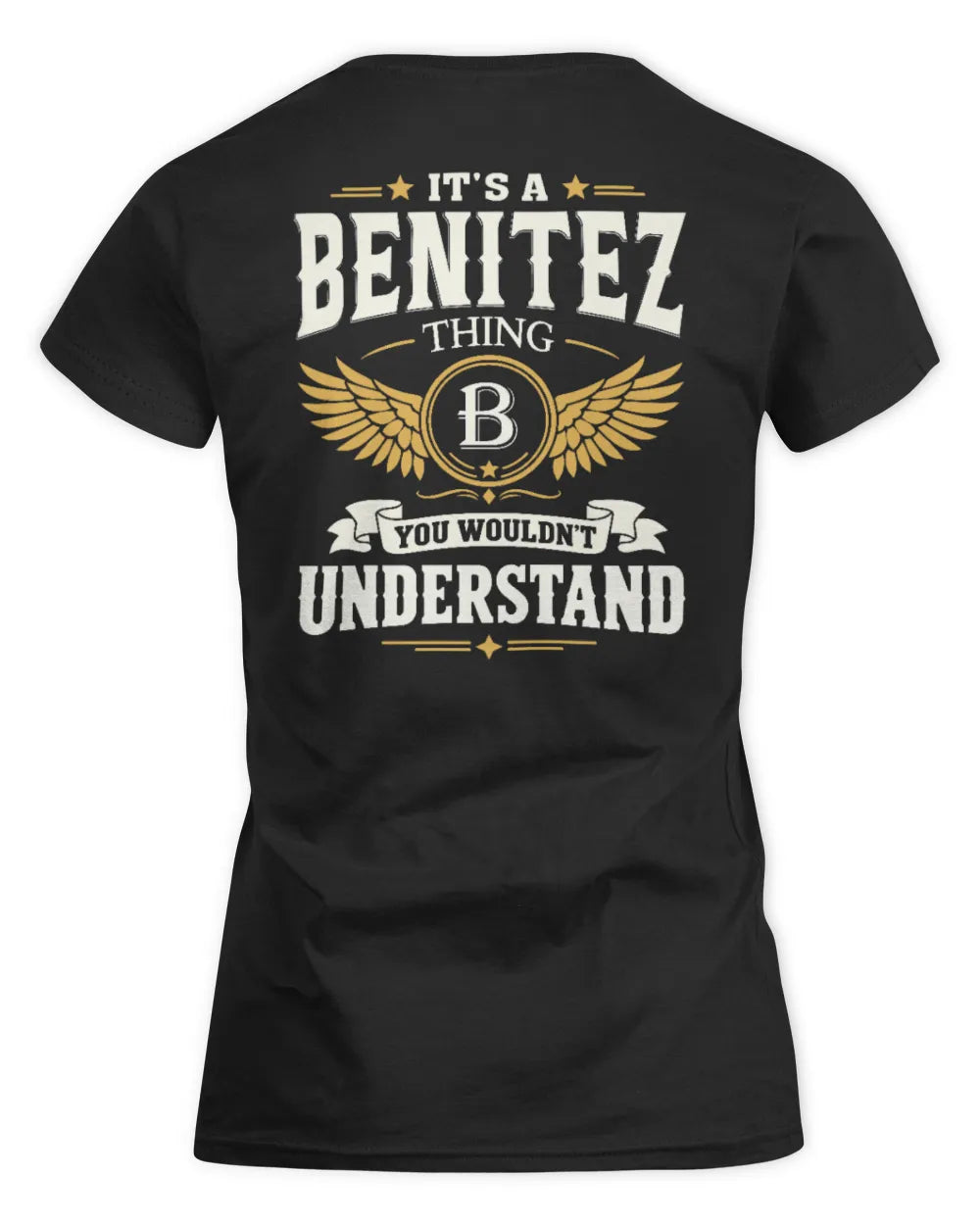 BENITEZ KT06-M008 It’s a [NAME] Thing – You Wouldn’t Understand | Personalized Vintage T-Shirt - Women's Standard T-Shirt - Black
