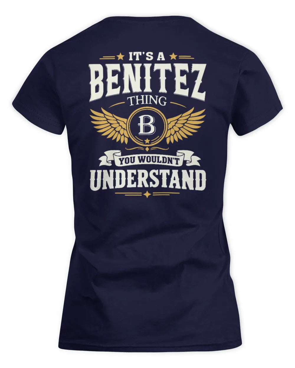 BENITEZ KT06-M008 It’s a [NAME] Thing – You Wouldn’t Understand | Personalized Vintage T-Shirt - Women's Standard T-Shirt - Navy